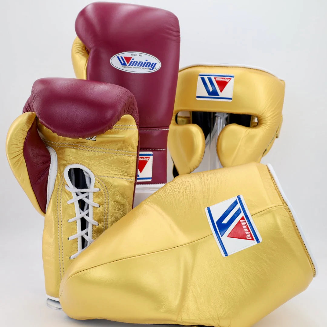 Winning - burgundy / gold sparring set