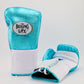 No Boxing No Life lace up Training Gloves - metallic Aqua / white