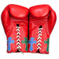 Custom Handmade Chrome Heart Boxing Gloves