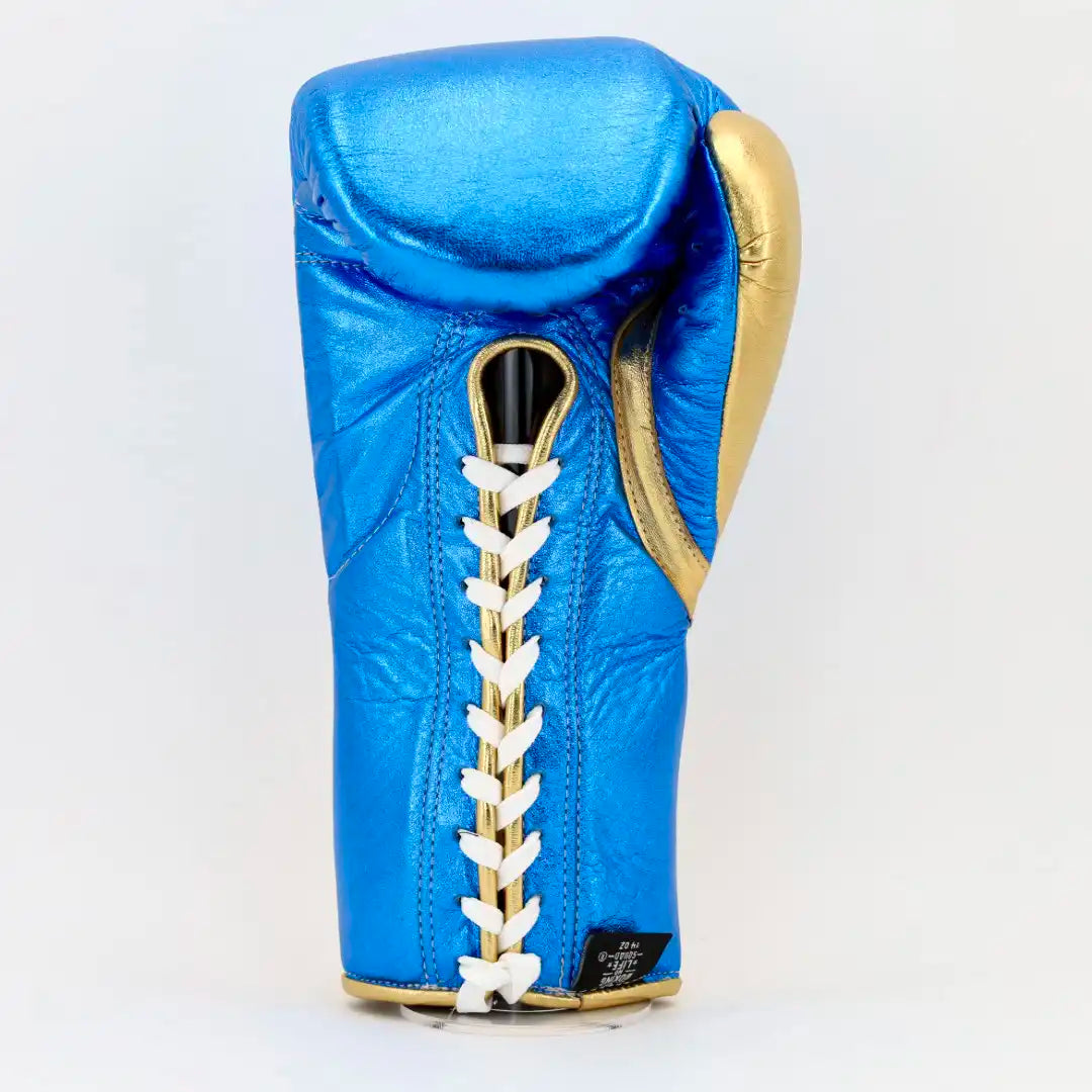 No Boxing No Life Training Gloves - Metallic Blue / Metallic