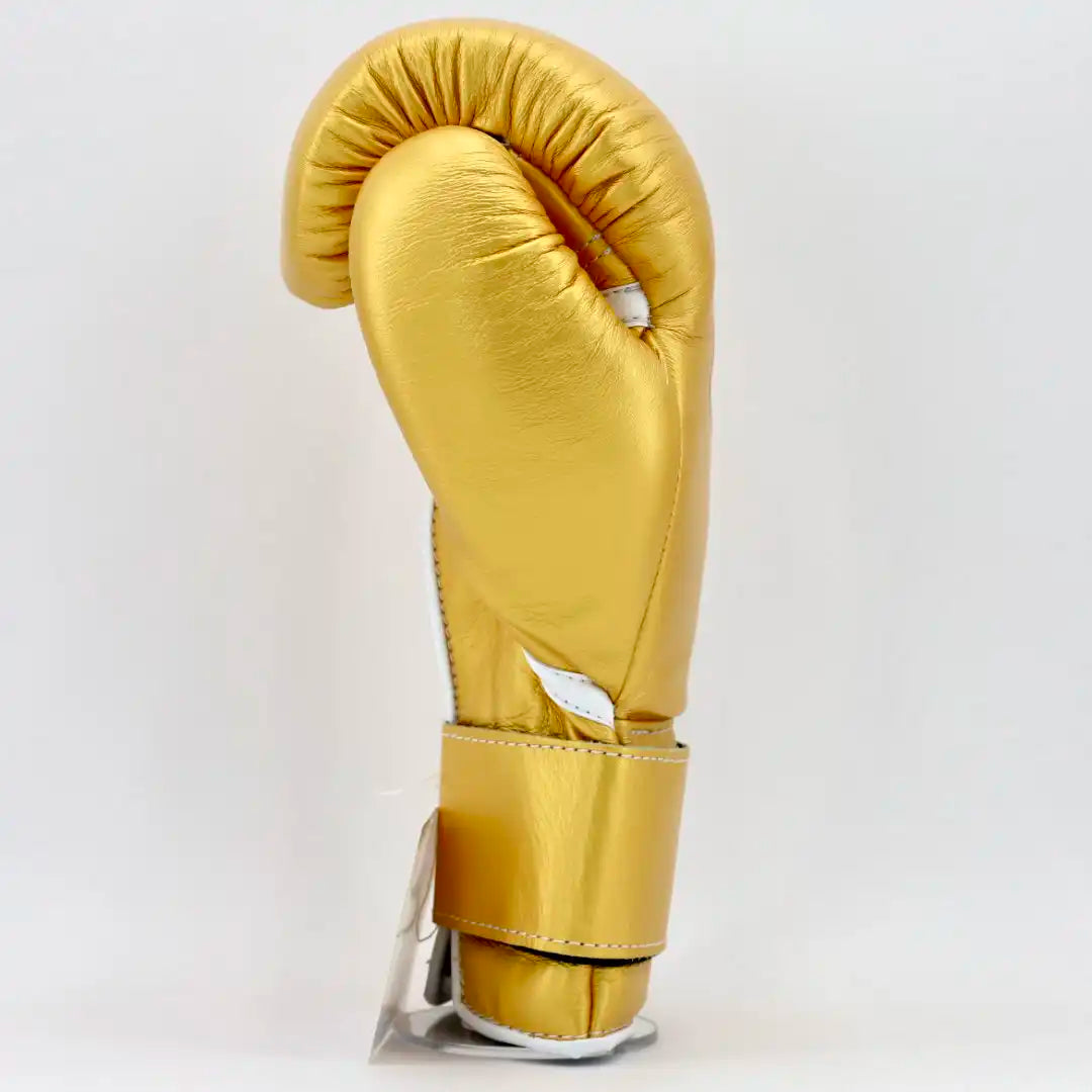 Winning Velcro Boxing Gloves – Metallic Gold