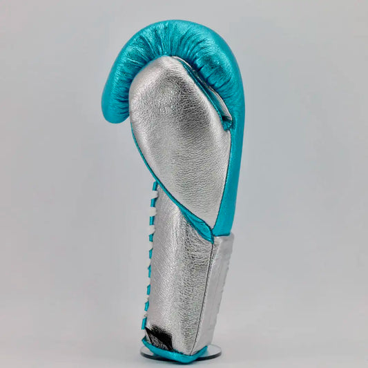 No Boxing No Life Training Gloves - Metallic Blue