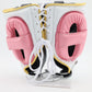 Winning Cheek Protector Headgear - white / pink / gold