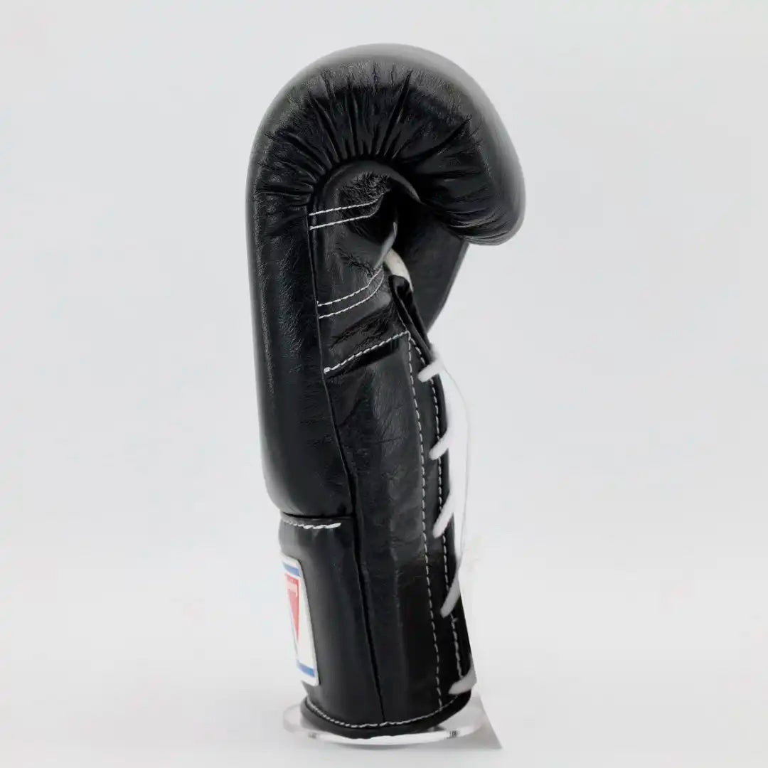 Winning Lace-Up Boxing Gloves – Black