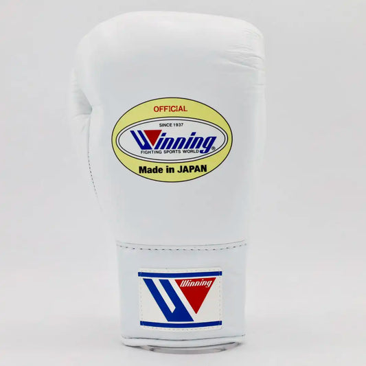 Winning Lace-Up Boxing Gloves – White
