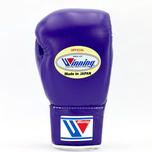 Winning Lace-Up Boxing Gloves – Purple