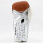 1v1 Peacemaker Lace Up Training Gloves - Tobacco / Metallic Silver / White