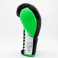 1v1 Peacemaker Lace Up Training Gloves - Black / neon Green / Metallic