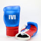 1v1 PTE Lace Up Training Gloves - Metallic Blue / Red / White