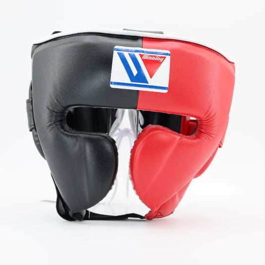 Winning CO-FG-2900 Cheek Protector Headgear - Black / Red