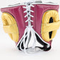 Winning Cheek Protector Headgear - burgundy / gold