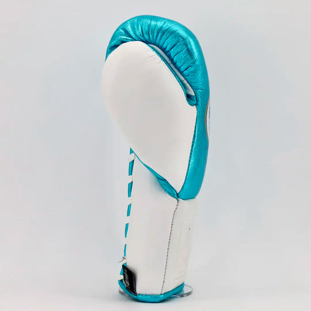 No Boxing No Life Pro Fight Gloves - Metallic Blue