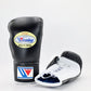 Winning Lace-Up Boxing Gloves – Black/White