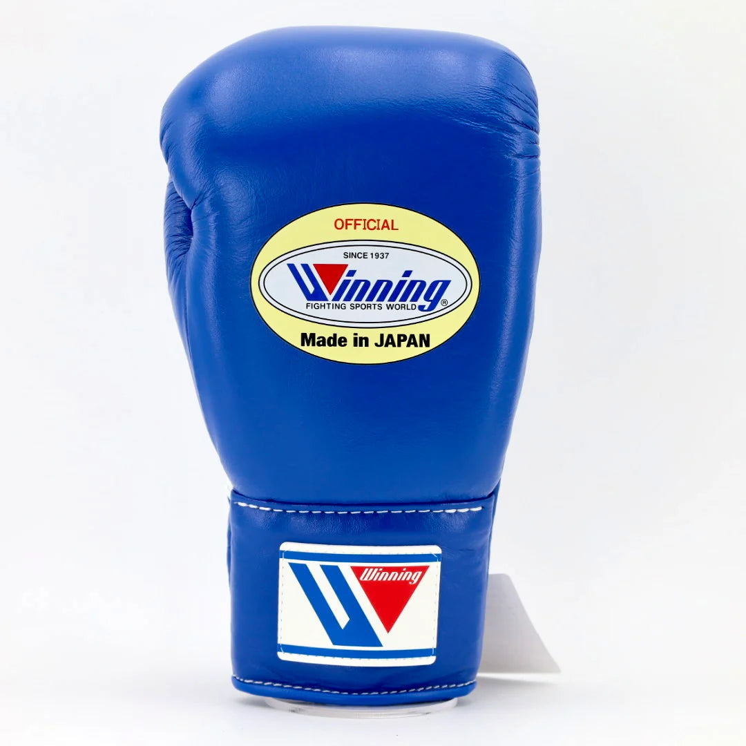 Winning Lace-Up Boxing Gloves – Blue